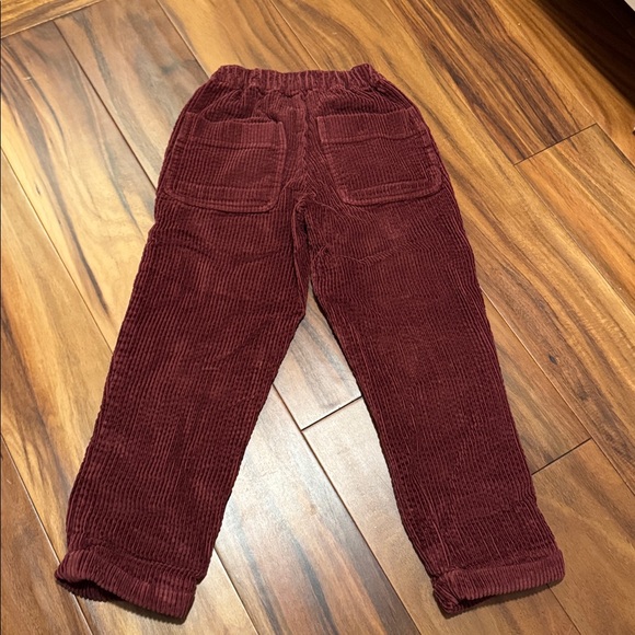 La Coqueta 5Y Burgundy Corduroy Pants - Picture 2 of 3